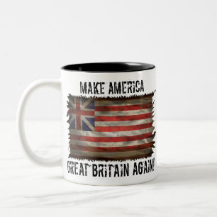 Amerika wieder großartig bricht zweifarbige tasse