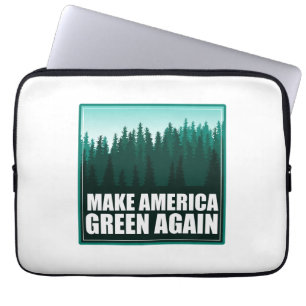 Amerika wieder grün machen laptopschutzhülle