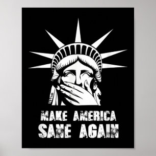 Amerika wieder in Schwung bringen - Protest gegen  Poster