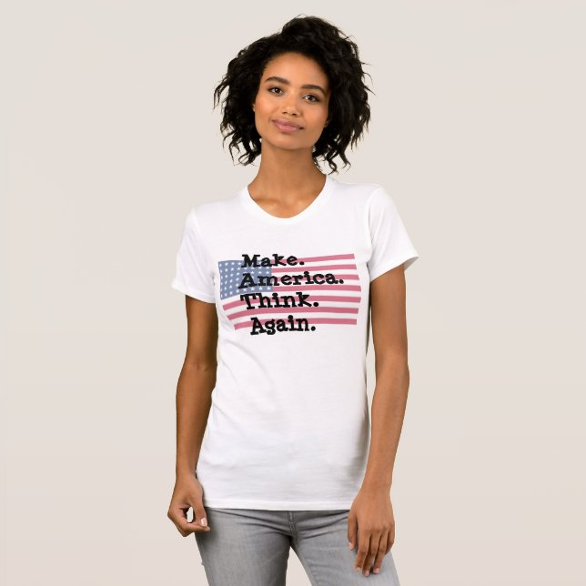 Amerika wieder ins Shirt der Frauen bringen (Vorne ganz)