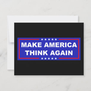 Amerika wieder nachdenken lassen postkarte