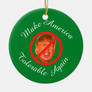 Amerika wieder PERSONALISIERT tolerierbar machen Keramikornament