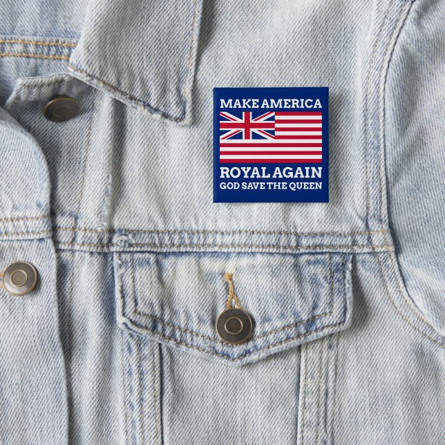 Amerika wieder Royal Button (Beispiel)