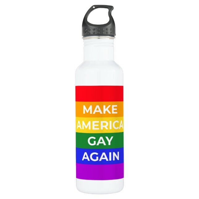 Amerika wieder schwach machen edelstahlflasche (Vorderseite)