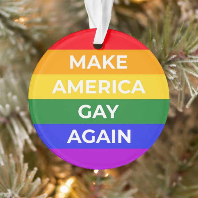 Amerika wieder schwach machen ornament (Baum)