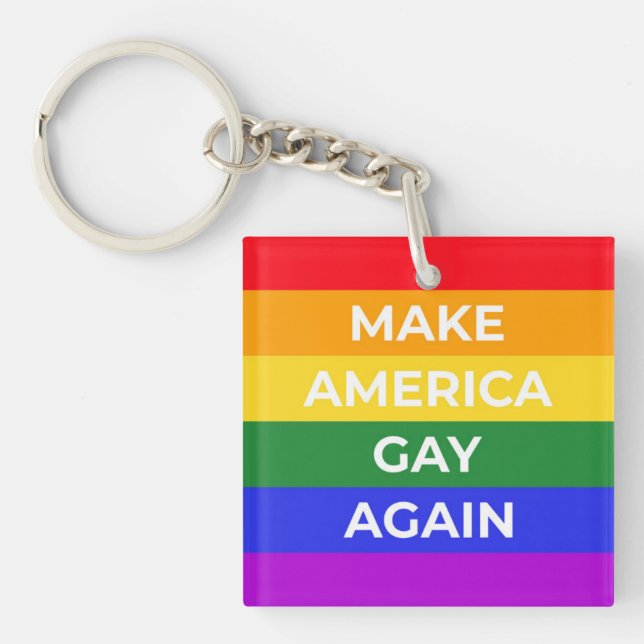 Amerika wieder schwach machen schlüsselanhänger (Vorderseite)