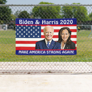 Amerika wieder stark machen Biden und Harris Outdo Banner