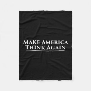 Amerika wieder über einen Anti-Trump-Protest nachd Fleecedecke
