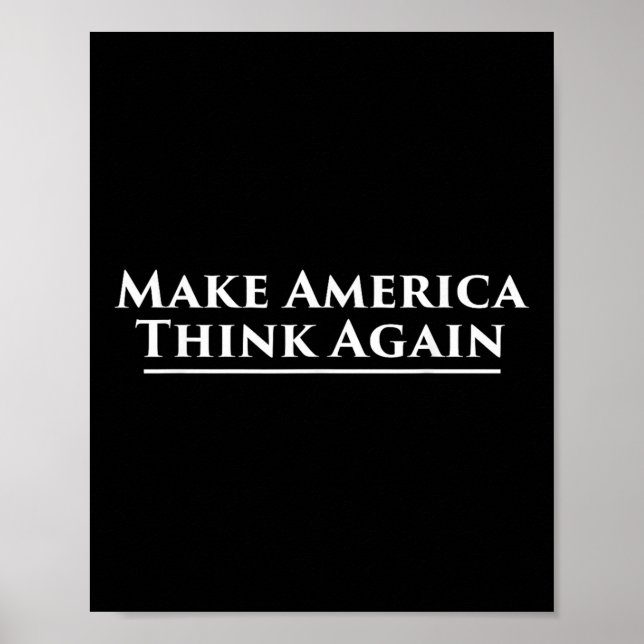 Amerika wieder über einen Anti-Trump-Protest nachd Poster (Vorne)