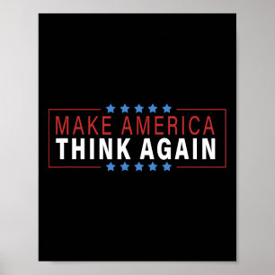 Amerika wieder über protestantische Shirts für Män Poster
