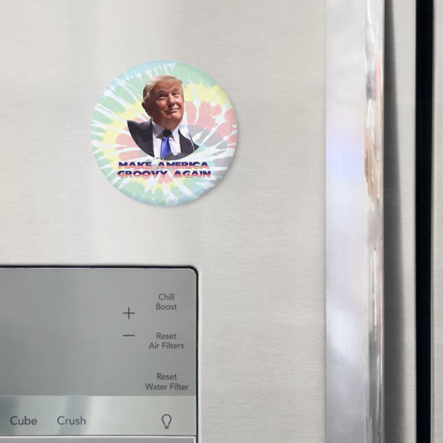 Amerika wieder zum Erwachen bringen - Krawatte-Dye Magnet (In Situ (Kühlschrank))