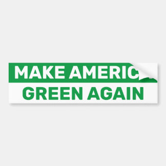 Amerika wieder zum grünen Klimawandel machen Autoaufkleber
