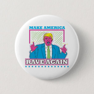 Amerika wieder zum Rave bringen Trump Edm Shirt Button