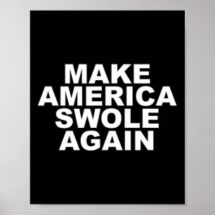 Amerika wieder zum Schweigen bringen in der sonnig Poster