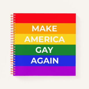 Amerika wieder zum Schwung bringen Notizbuch