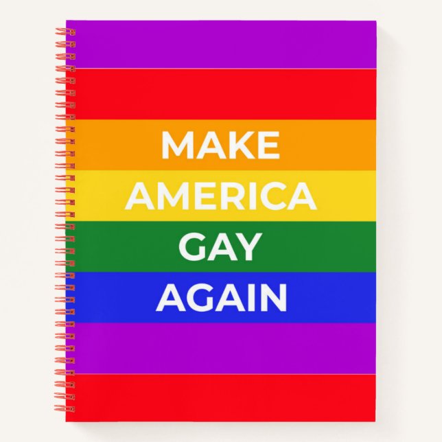 Amerika wieder zum Schwung bringen Notizbuch (Vorderseite)