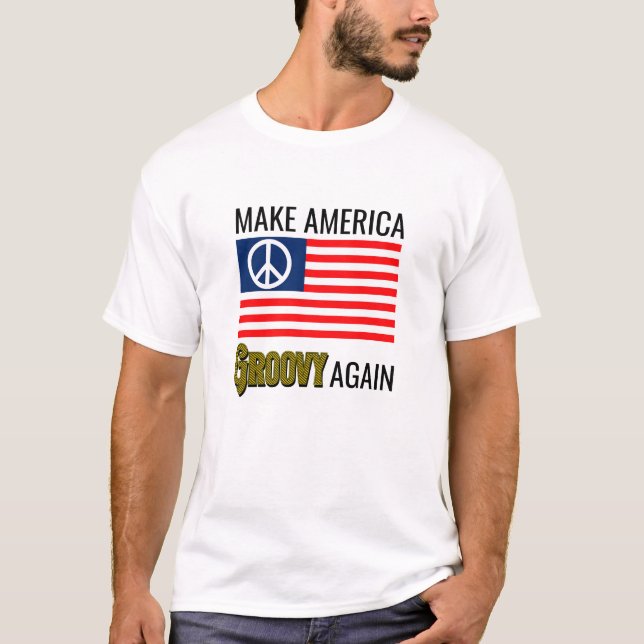 Amerika wieder zum T - Shirt bringen (Vorderseite)