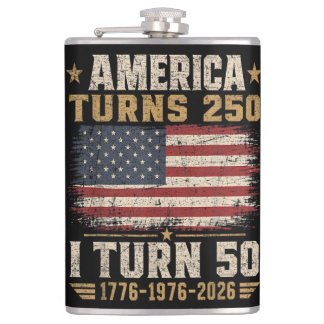 Amerika wird 250, ich werde 50 flachmann