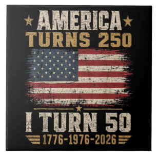 Amerika wird 250 ich werde 50 fliese