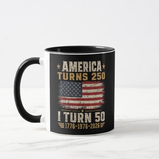 Amerika wird 250, ich werde 50 tasse (Links)