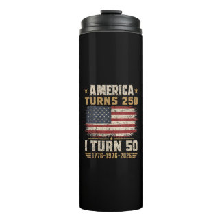 Amerika wird 250, ich werde 50 thermosbecher