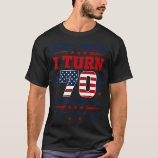Amerika wird 250 ich werde 70 1956 70. Geburtstag T-Shirt
