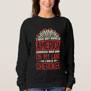 Amerika wurde auf meinem Land geboren, ich bin Che Sweatshirt