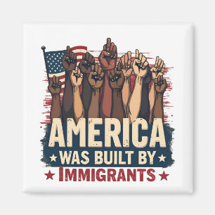 Amerika wurde von Immigranten erbaut, Trump-Demokr Magnet