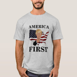 Amerika zuerst: Donald Trump T-Shirt