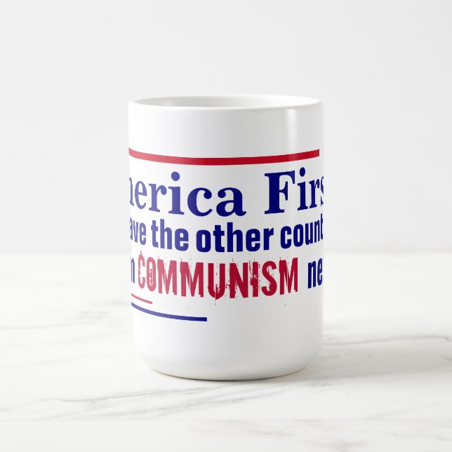 Amerika zuerst kaffeetasse (Mittel)