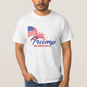 AMERIKA ZURÜCK Trump-Text T-Shirt