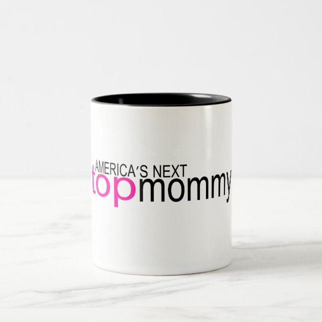 Amerikafolgende Spitzenmama Zweifarbige Tasse (Mittel)