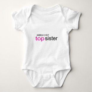 Amerikafolgende Spitzenschwester Baby Strampler