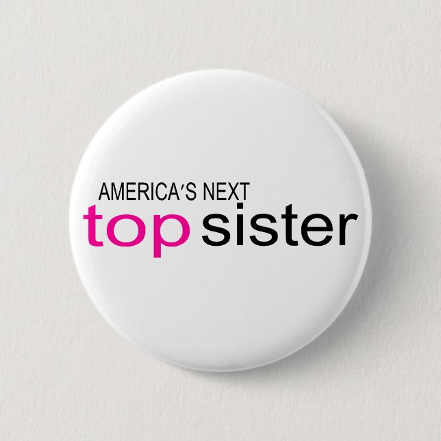 Amerikafolgende Spitzenschwester Button (Vorderseite)