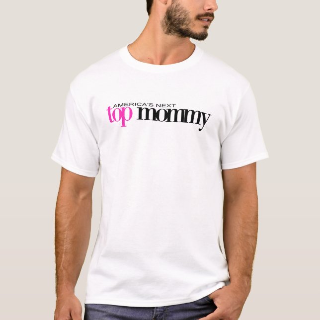AMERIKAfolgendes SPITZENmama-MUTTERSCHAFTS-SHIRT T-Shirt (Vorderseite)