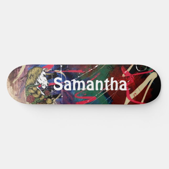 AMERIKAN GRAFFITI WARRIOR UNICORCORN SKATEBOARD (Horizontal)