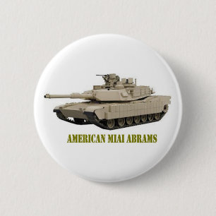 AMERIKAN M1A1 ABRAMS TANK BUTTON