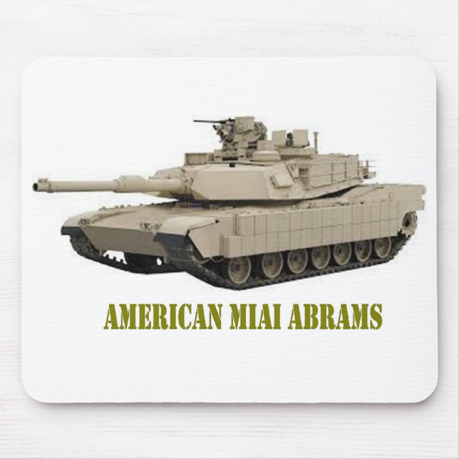 AMERIKAN M1A1 ABRAMS TANK MOUSEPAD (Vorne)