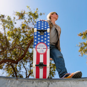 Amerikaner 1776 patriotisch skateboard