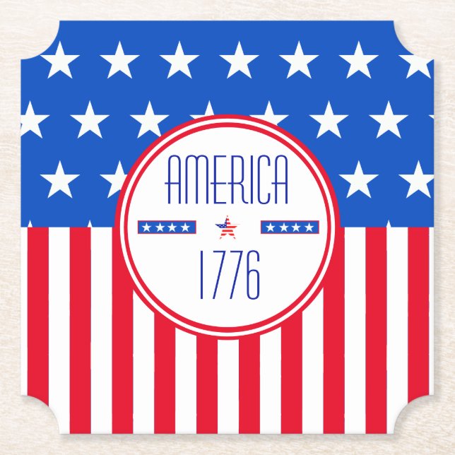 Amerikaner 1776 patriotisch untersetzer (Vorderseite)