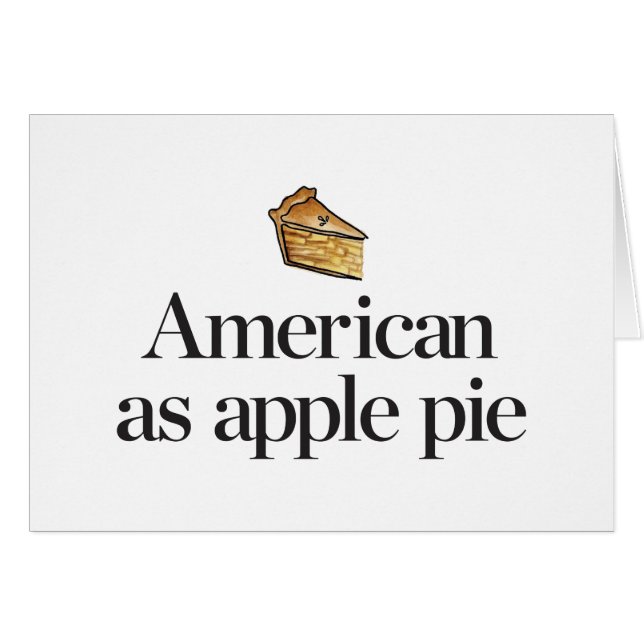 Amerikaner als Apfelkuchen (Vorderseite (Horizontal))