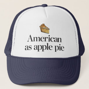 Amerikaner als Apfelkuchen Truckerkappe