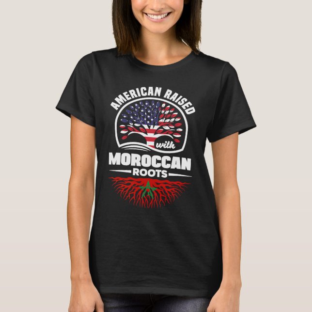 Amerikaner aufgezogen mit marokkanischen Roots Mar T-Shirt (Vorderseite)