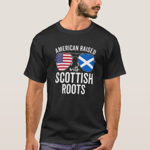 Amerikaner aufgezogen mit schottischen Roots USA S T-Shirt