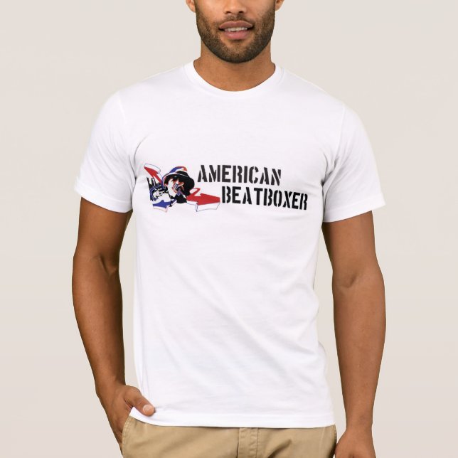 "Amerikaner Beatboxer 2013" klassisches T-Shirt (Vorderseite)