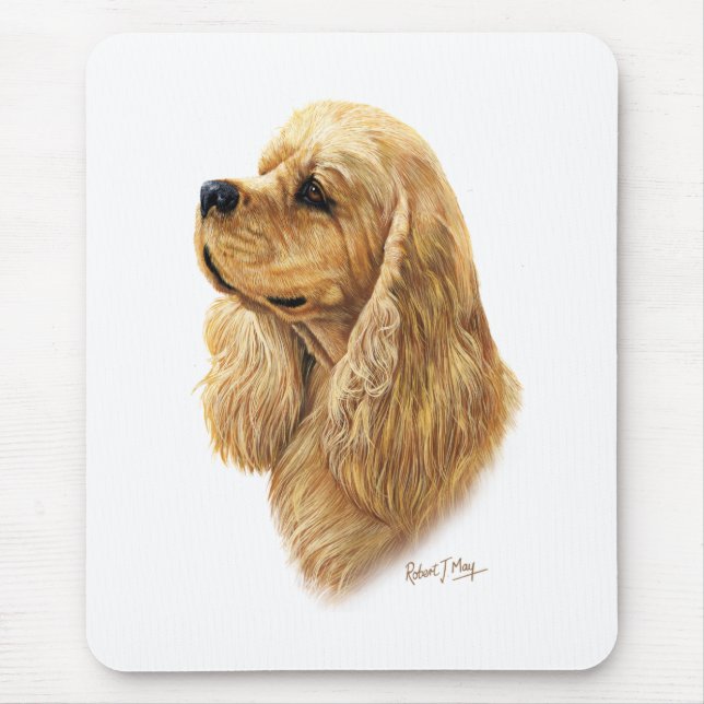 Amerikaner Cocker spaniel Mousepad (Vorne)