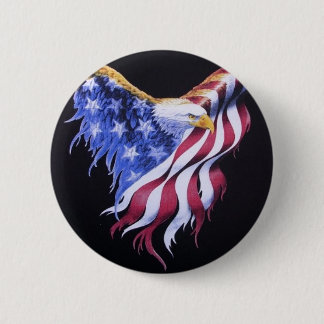 Amerikaner-Eagle-Flagge Button