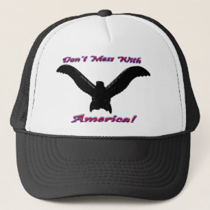 Amerikaner-Eagle-Hut Truckerkappe