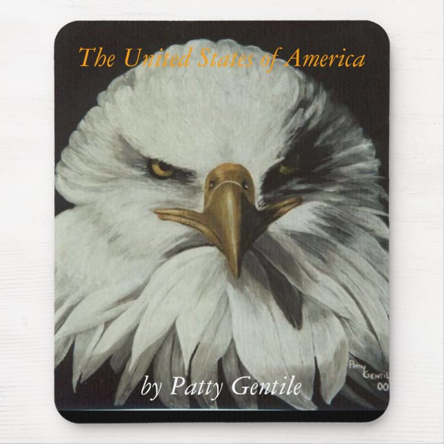 Amerikaner Eagle Mousepad (Vorne)