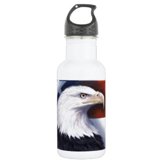 Amerikaner Eagle und Flagge Trinkflasche